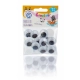 Ruchome oczy ASTRA samoprzylepne 20mm - Pirat