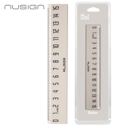 Linijka NUSIGN 15 cm ENS096 - biała Linijka NUSIGN 15 cm ENS096 - biała