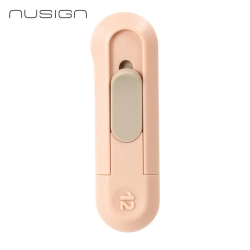 Nożyk biurowy NUSIGN mini ENS065 ostrze łamane 12mm - różowy