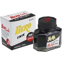 Atrament do piór HERO 59ml. - czarny