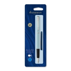 Pióro wieczne WATERMAN Allure CT na blistrze - niebieskie pastelowe