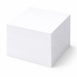 Karteczki DATURA 85x85x70mm biała nieklejona-330885