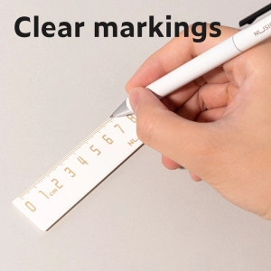 Linijka NUSIGN 15 cm ENS096 - biała-295179