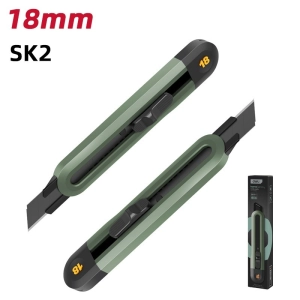 Nożyk uniwersalny DELI EHT4018L ostrze łamane 18mm - zielony-295339