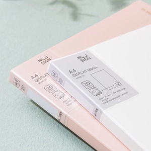 Teczka z koszulkami DELI ENS190 Display Book A4 20 koszulek - różowa-295439