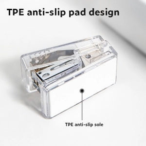 Zszywacz NUSIGN mini ENS083 do 12 kartek - transparentny-295572