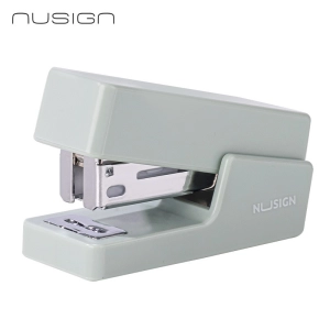 Zszywacz NUSIGN mini ENS083 do 12 kartek - zielony