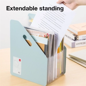 Kartoteka harmonijkowa DELI organizer A4 EF605 13 przegródek - mix kolorów-295581
