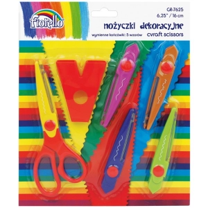 Nożyczki FIOLRELLO dekoracyjne 15cm GR-7625 kpl.5-427354