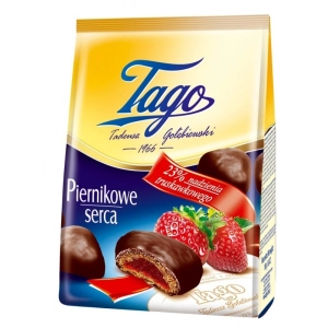 Ciastka TAGO pierniki 160g. - truskawka