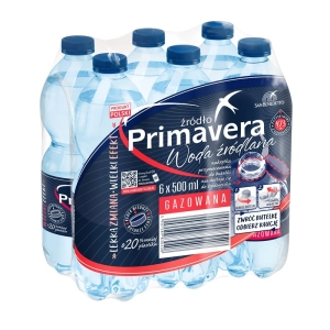 Woda PRIMAVERA 500ml. - gazowana 1szt. [KAUCJA]-295654