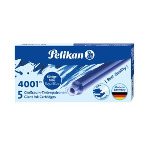 Naboje do piór PELIKAN długie - niebieskie-685631