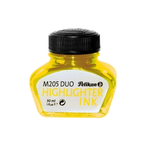 Atrament do piór PELIKAN fluo M205 30ml. - żółty-156181