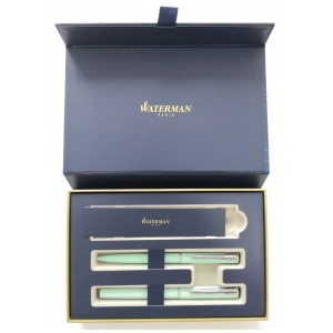 Zestaw WATERMAN Allure pióro + długopis w etuii - zielony