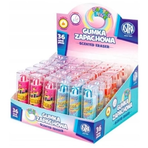 Gumka ASTRA zapachowa w kształcie szminki - mix kolorów