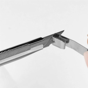 Nóż do papieru D.RECT 2034 12,5cm metalowy precyzyjny -295773