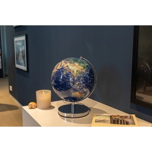 Globus TROIKA Terra Light, śr. 25cm, metalowa podstawa, niebiesko-zielony-295844