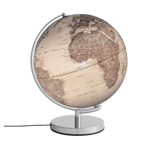 Globus podświetlany TROIKA Stellar Light, śr. 30cm, metalowa podstawa, srebrny-295872