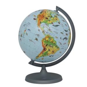 Globus zoologiczny z opisem GŁOWALA, śr. 220mm, w pudełku, z aplikacją AR-295902