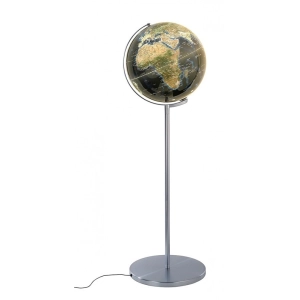 Globus TROIKA Sojus City Light, śr. 43cm, oświetlenie, metalowa podstawa, niebiesko-zielony-295911