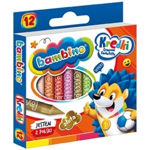 Kredki BAMBINO świecowe 12 kolorów-295981