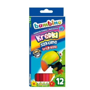 Kredki BAMBINO ołówkowe 12 kolorów-295987