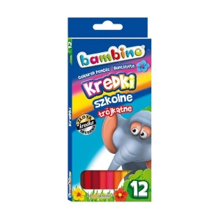 Kredki BAMBINO ołówkowe 12 kolorów-295988