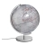 Globus podświetlany TROIKA Stellar Light, śr. 30cm, metalowa podstawa, srebrny