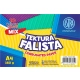 Tektura falista ASTRA A4 10 kolorów 160g. - zestaw mix