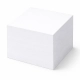 Karteczki DATURA 85x85x70mm biała nieklejona-330885