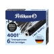 Naboje do piór PELIKAN krótkie - czarne-685641