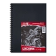 Szkicownik KOH-I-NOOR A4 140g. 30k. czarny na spirali BLO-SZA414-427665