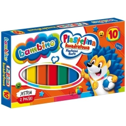 Plastelina BAMBINO 10 kol. Kwadrat 2823 ST.MAJEWSKI-525207