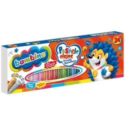 Kredki BAMBINO pastele olejne 24 kolory -542255
