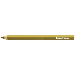 Kredki BAMBINO trójkątne drewniane złote op.12-542271