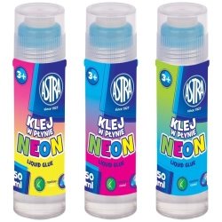Klej w płynie ASTRA 50ml. Zapachowy - neonowy