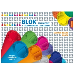 Blok techniczny KRESKA Superior A4 25k. - kolor-303183