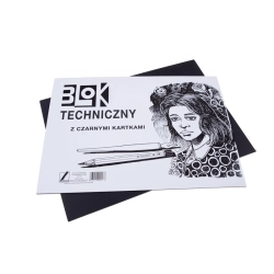 Blok techniczny KRESKA A3 10k. - czarny-427648