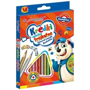 Kredki BAMBINO ołówkowe 18 kolorów-296012