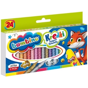 Kredki BAMBINO świecowe 24 kolory-296023