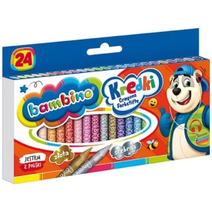 Kredki BAMBINO świecowe 24 kolory-302448