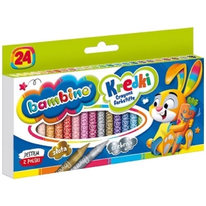 Kredki BAMBINO świecowe 24 kolory-296025