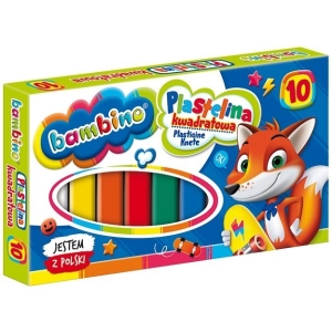 Plastelina BAMBINO 10 kolorów-296040