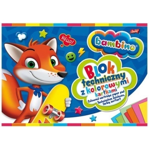 Blok techniczny BAMBINO A4 10k. 160g. - kolor-303190