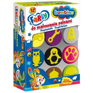 Farby do malowania palcami BAMBINO 12 kolorów-296066