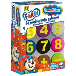 Farby do malowania palcami BAMBINO 12 kolorów -543099