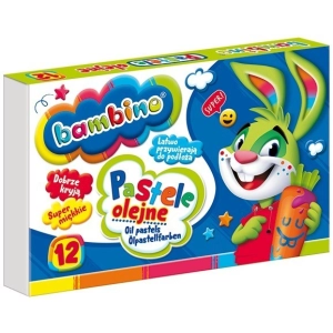 Kredki BAMBINO pastele olejne 12 kolorów-296078