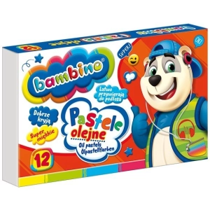 Kredki BAMBINO pastele olejne 12 kol. -542256
