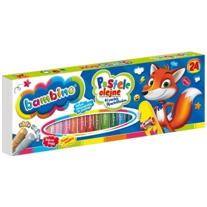 Kredki BAMBINO pastele olejne 24 kolory-296090