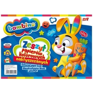Blok zeszyt do wycinanek BAMBINO A4 10 kartek nabłyszczany-296131